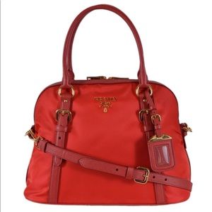 Prada Bauletto Tessuto 1BB013 Satchel